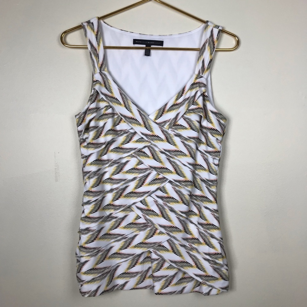 WHBM Layered Front Sleeveless Cami Tank Top